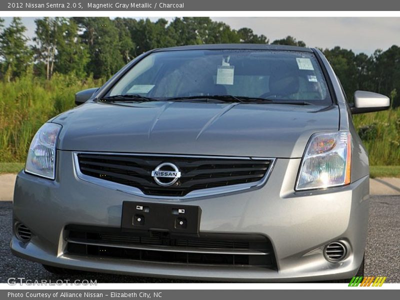 Magnetic Gray Metallic / Charcoal 2012 Nissan Sentra 2.0 S