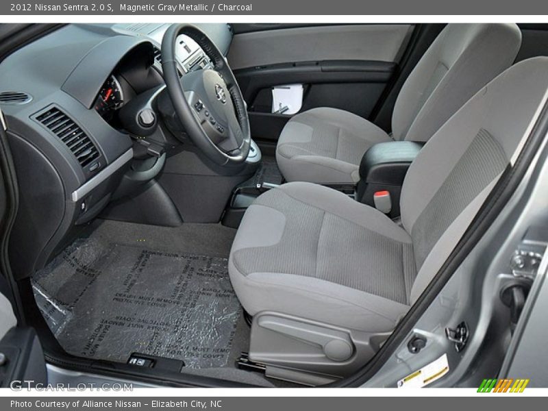 Magnetic Gray Metallic / Charcoal 2012 Nissan Sentra 2.0 S