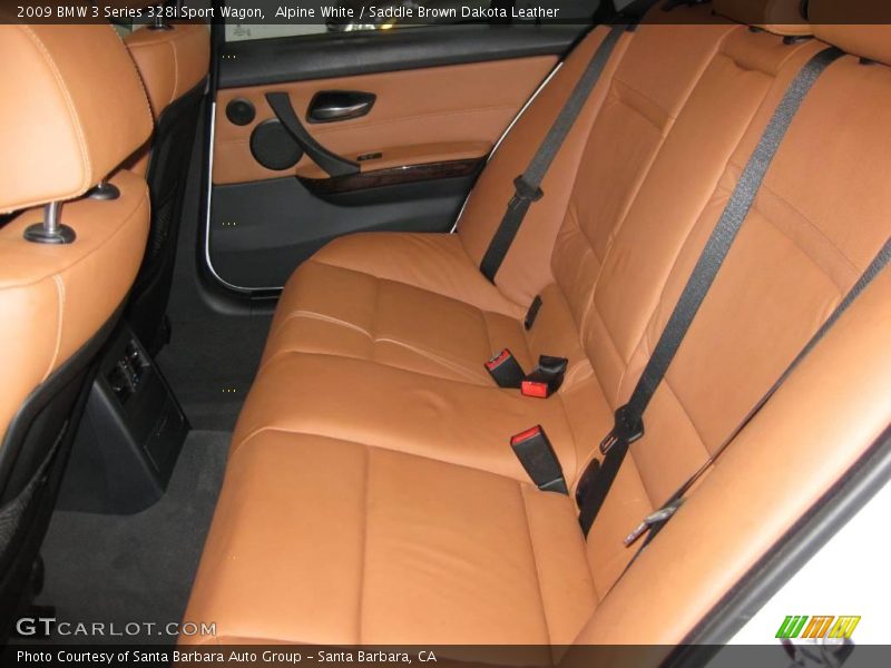 Alpine White / Saddle Brown Dakota Leather 2009 BMW 3 Series 328i Sport Wagon