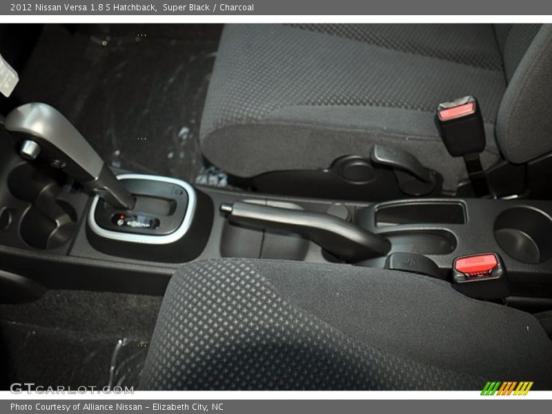 Super Black / Charcoal 2012 Nissan Versa 1.8 S Hatchback