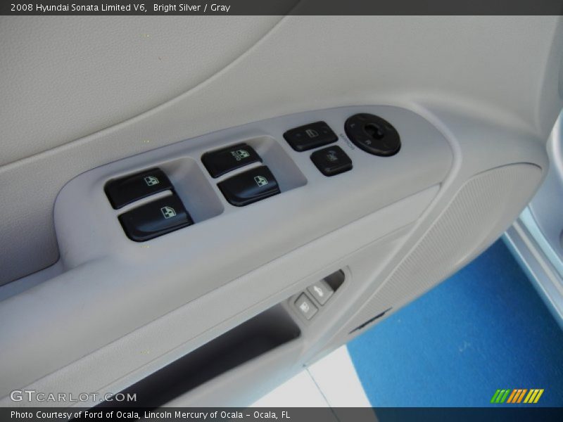 Bright Silver / Gray 2008 Hyundai Sonata Limited V6