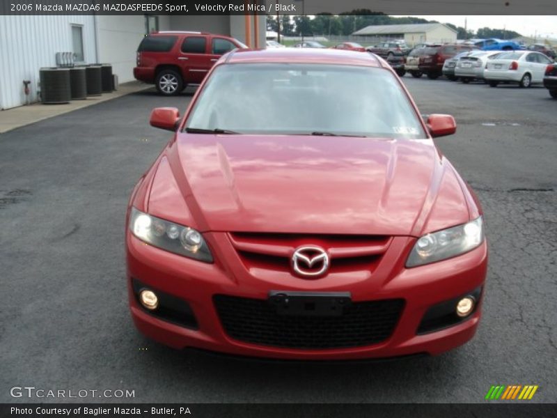 Velocity Red Mica / Black 2006 Mazda MAZDA6 MAZDASPEED6 Sport