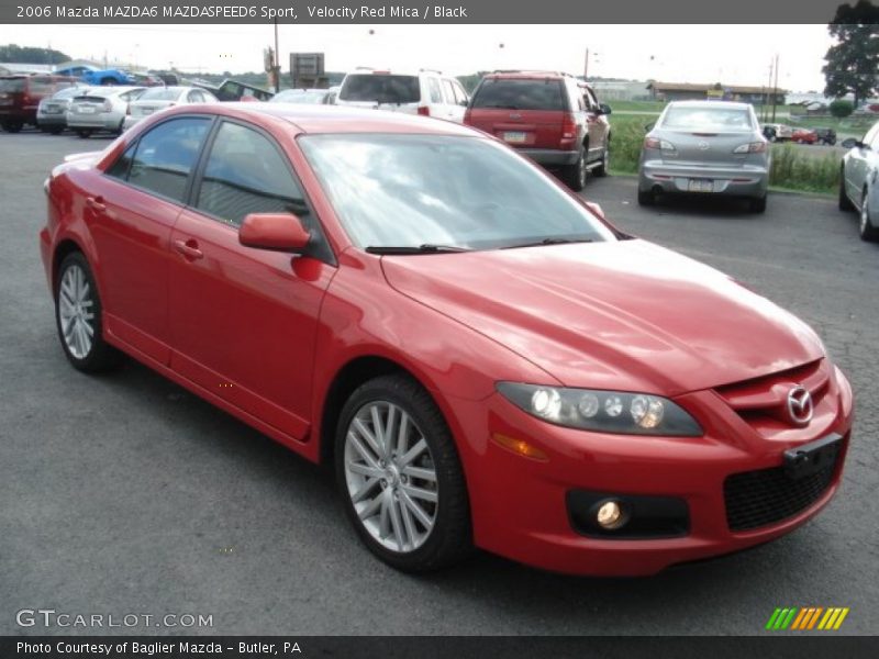 Velocity Red Mica / Black 2006 Mazda MAZDA6 MAZDASPEED6 Sport