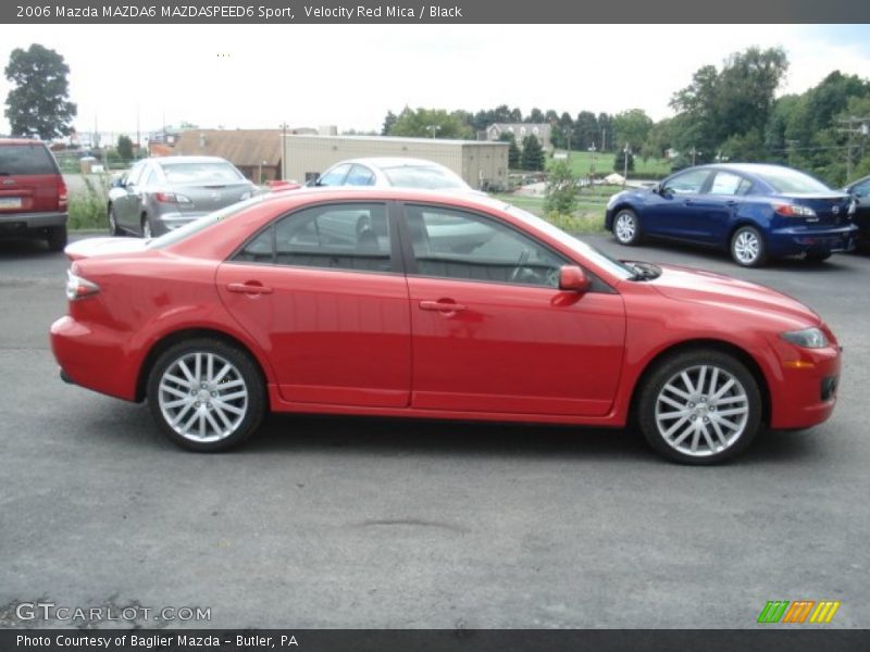 Velocity Red Mica / Black 2006 Mazda MAZDA6 MAZDASPEED6 Sport