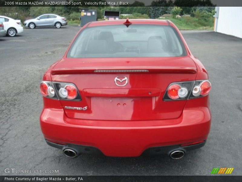 Velocity Red Mica / Black 2006 Mazda MAZDA6 MAZDASPEED6 Sport