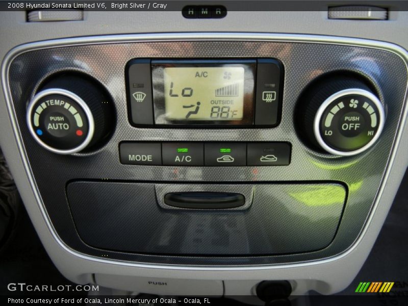 Bright Silver / Gray 2008 Hyundai Sonata Limited V6