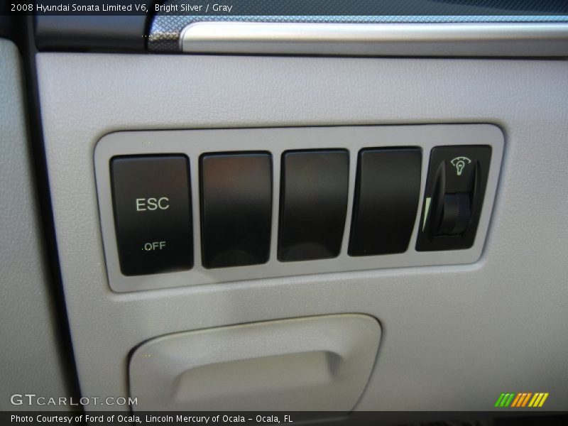 Bright Silver / Gray 2008 Hyundai Sonata Limited V6