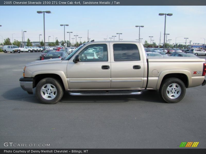 Sandstone Metallic / Tan 2005 Chevrolet Silverado 1500 Z71 Crew Cab 4x4