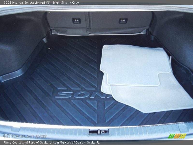 Bright Silver / Gray 2008 Hyundai Sonata Limited V6