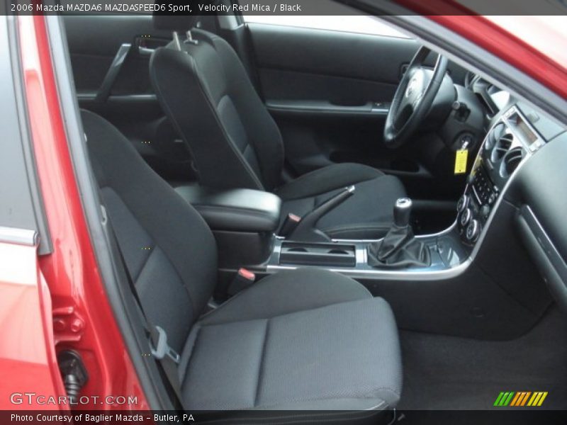 Velocity Red Mica / Black 2006 Mazda MAZDA6 MAZDASPEED6 Sport