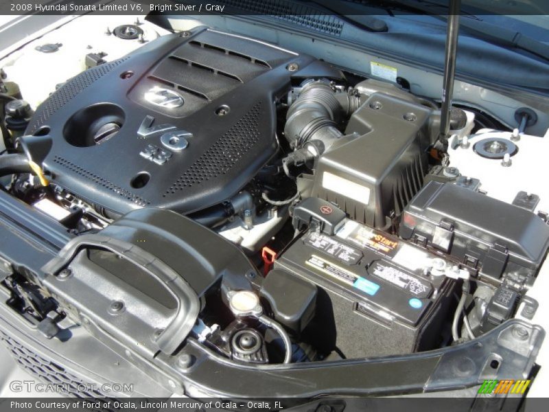 Bright Silver / Gray 2008 Hyundai Sonata Limited V6