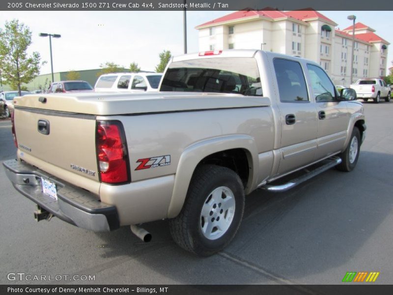 Sandstone Metallic / Tan 2005 Chevrolet Silverado 1500 Z71 Crew Cab 4x4