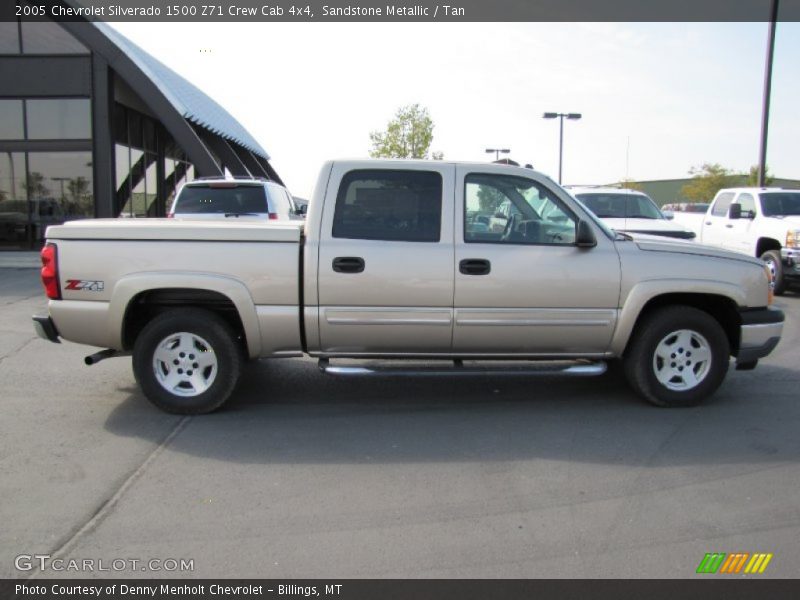 Sandstone Metallic / Tan 2005 Chevrolet Silverado 1500 Z71 Crew Cab 4x4
