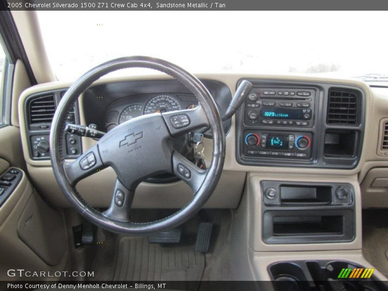 Sandstone Metallic / Tan 2005 Chevrolet Silverado 1500 Z71 Crew Cab 4x4