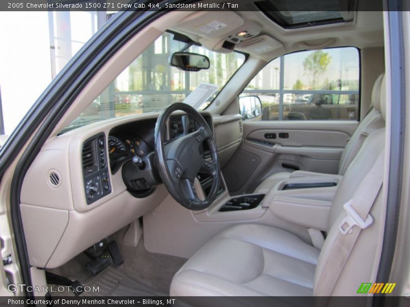 Sandstone Metallic / Tan 2005 Chevrolet Silverado 1500 Z71 Crew Cab 4x4