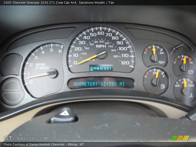 Sandstone Metallic / Tan 2005 Chevrolet Silverado 1500 Z71 Crew Cab 4x4