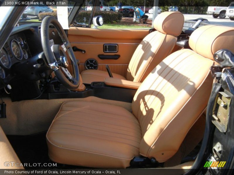 Front Seat of 1980 MGB Mark III