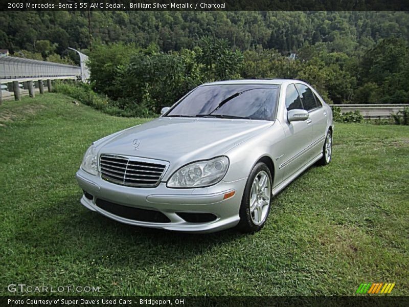 Front 3/4 View of 2003 S 55 AMG Sedan