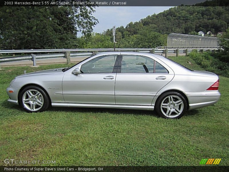  2003 S 55 AMG Sedan Brilliant Silver Metallic
