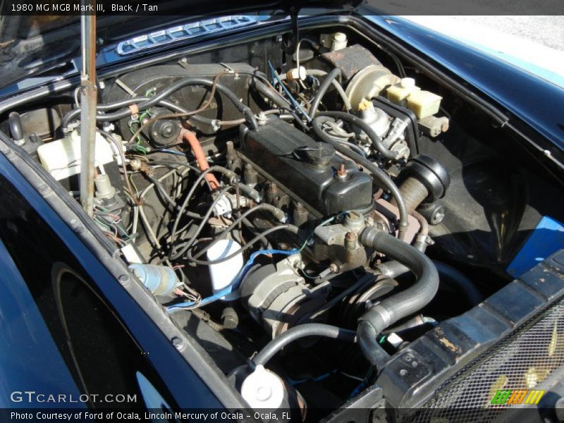  1980 MGB Mark III Engine - 1.8 Liter OHV 8-Valve 4 Cylinder