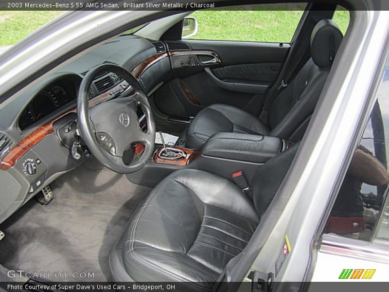 Charcoal Interior - 2003 S 55 AMG Sedan 