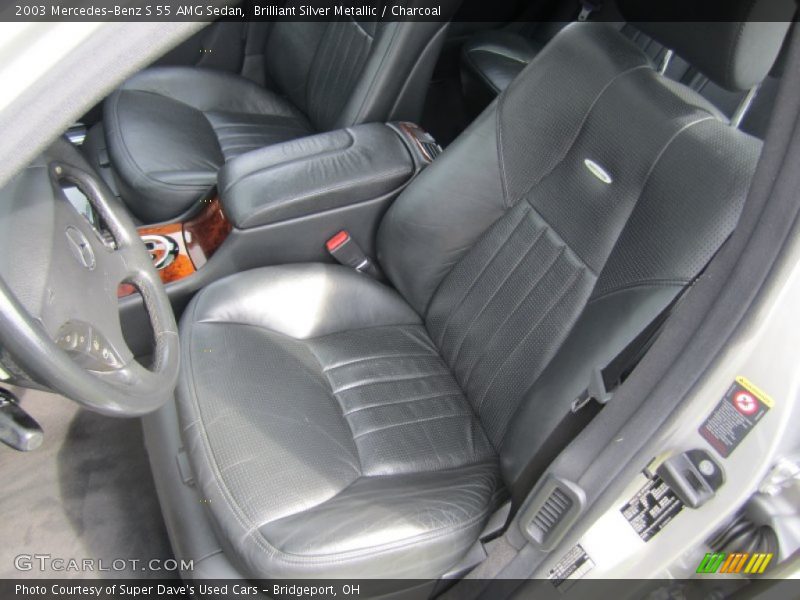 Front Seat of 2003 S 55 AMG Sedan