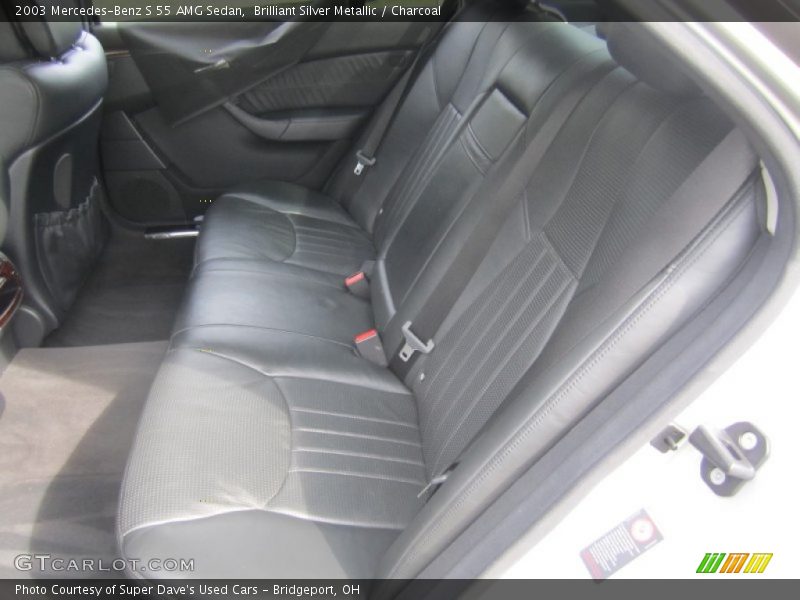 Rear Seat of 2003 S 55 AMG Sedan