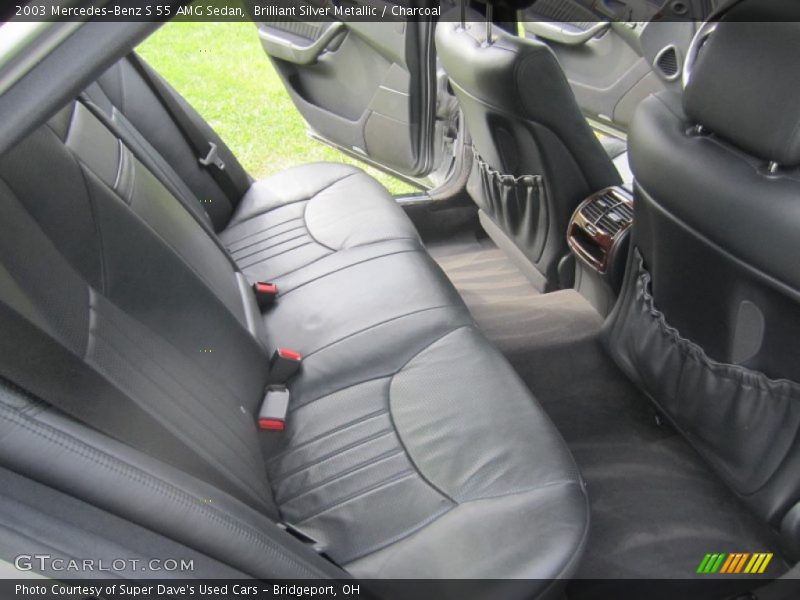 Rear Seat of 2003 S 55 AMG Sedan