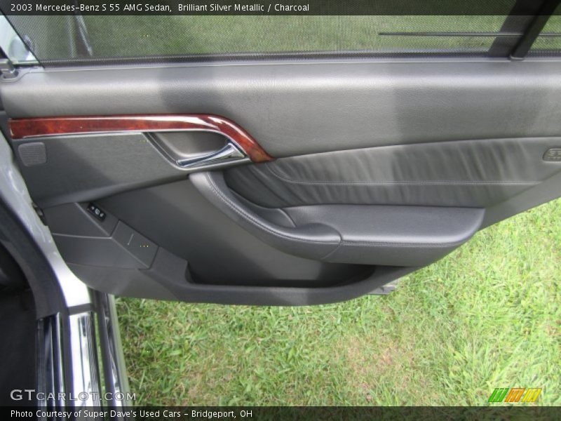 Brilliant Silver Metallic / Charcoal 2003 Mercedes-Benz S 55 AMG Sedan