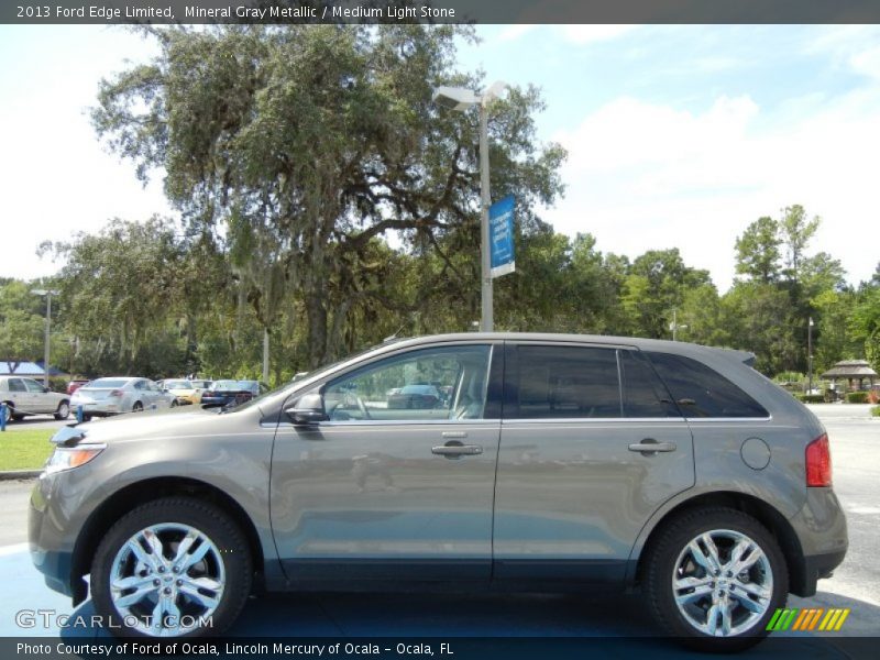 Mineral Gray Metallic / Medium Light Stone 2013 Ford Edge Limited