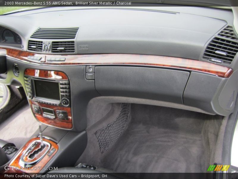 Brilliant Silver Metallic / Charcoal 2003 Mercedes-Benz S 55 AMG Sedan