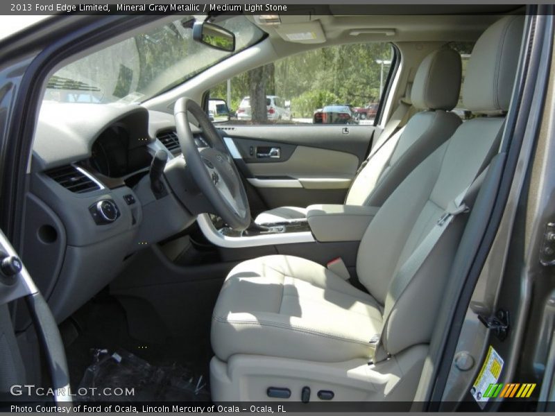 Mineral Gray Metallic / Medium Light Stone 2013 Ford Edge Limited