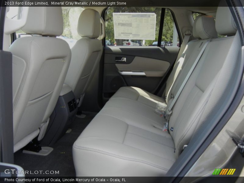 Mineral Gray Metallic / Medium Light Stone 2013 Ford Edge Limited