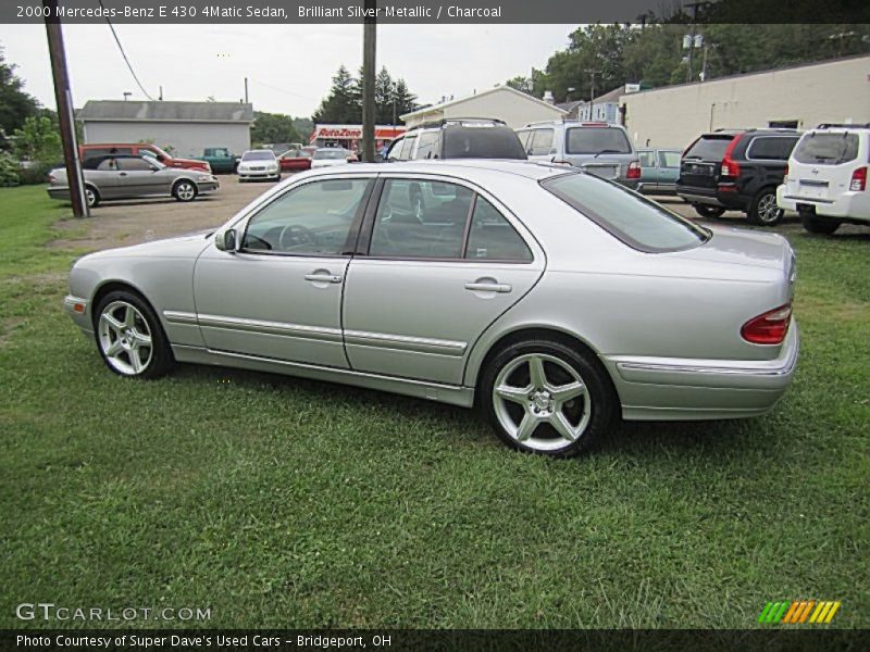 Brilliant Silver Metallic / Charcoal 2000 Mercedes-Benz E 430 4Matic Sedan