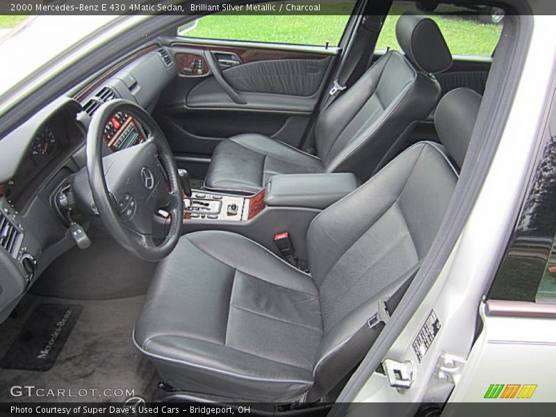  2000 E 430 4Matic Sedan Charcoal Interior