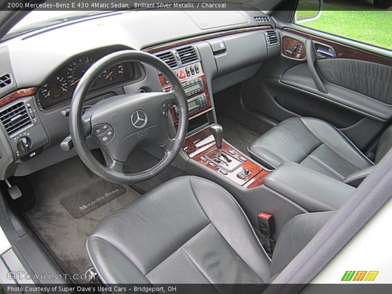 Charcoal Interior - 2000 E 430 4Matic Sedan 