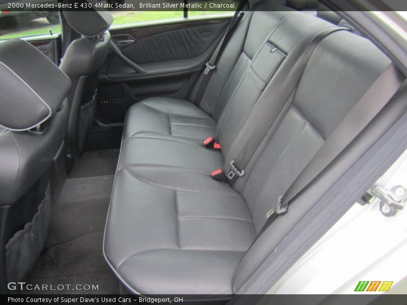 Rear Seat of 2000 E 430 4Matic Sedan