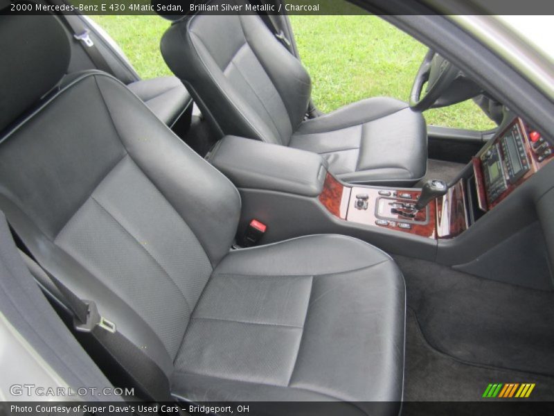 Front Seat of 2000 E 430 4Matic Sedan