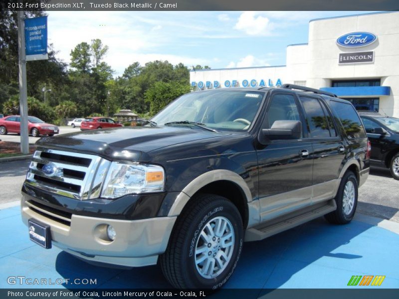Tuxedo Black Metallic / Camel 2012 Ford Expedition XLT