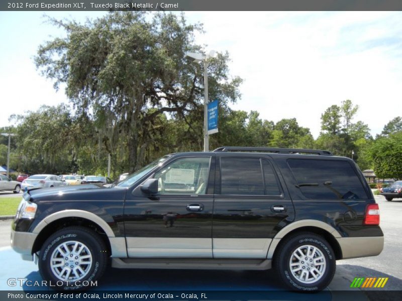 Tuxedo Black Metallic / Camel 2012 Ford Expedition XLT