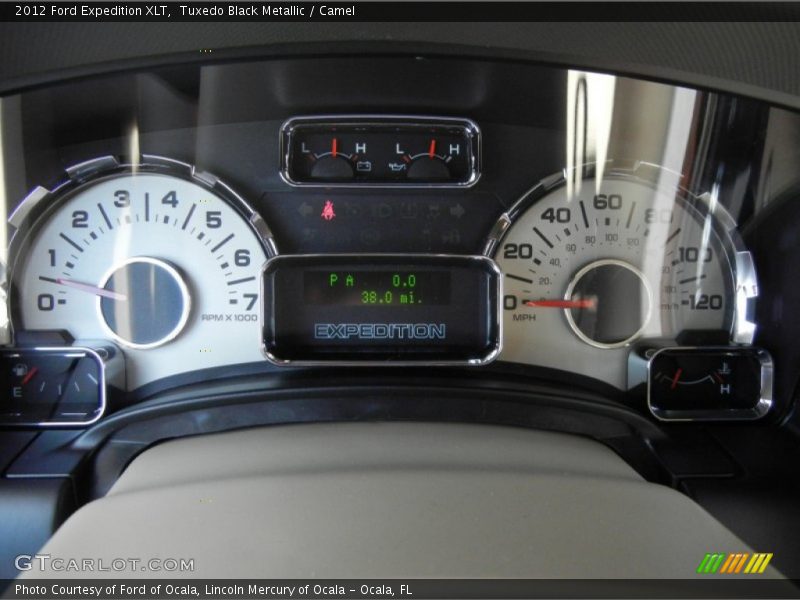 Tuxedo Black Metallic / Camel 2012 Ford Expedition XLT