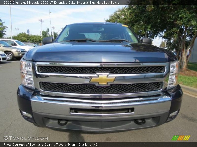 Imperial Blue Metallic / Ebony 2010 Chevrolet Silverado 1500 LT Extended Cab