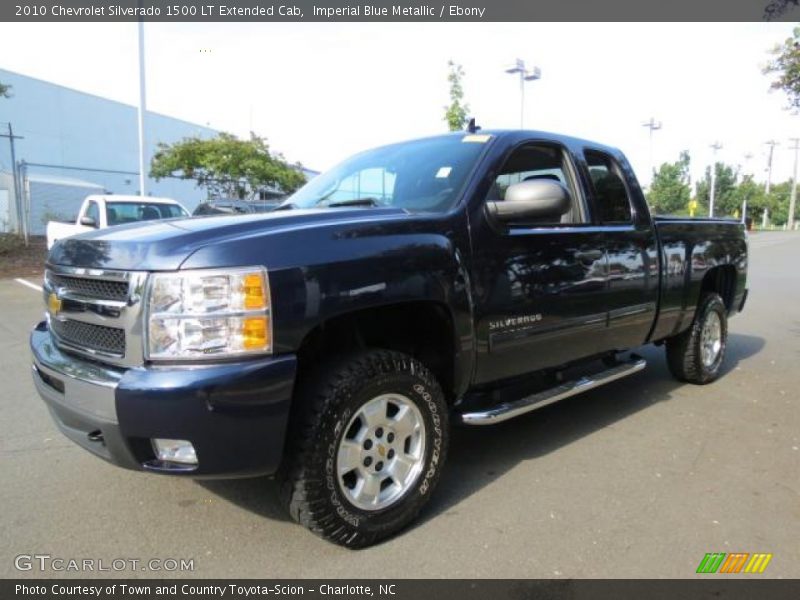 Imperial Blue Metallic / Ebony 2010 Chevrolet Silverado 1500 LT Extended Cab