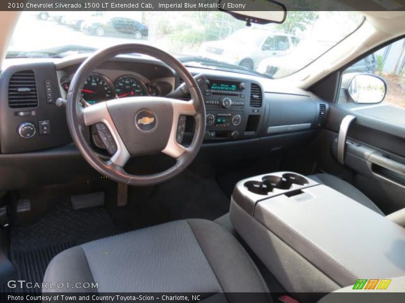 Imperial Blue Metallic / Ebony 2010 Chevrolet Silverado 1500 LT Extended Cab