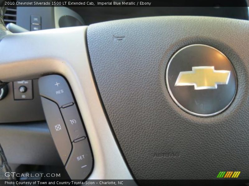 Imperial Blue Metallic / Ebony 2010 Chevrolet Silverado 1500 LT Extended Cab