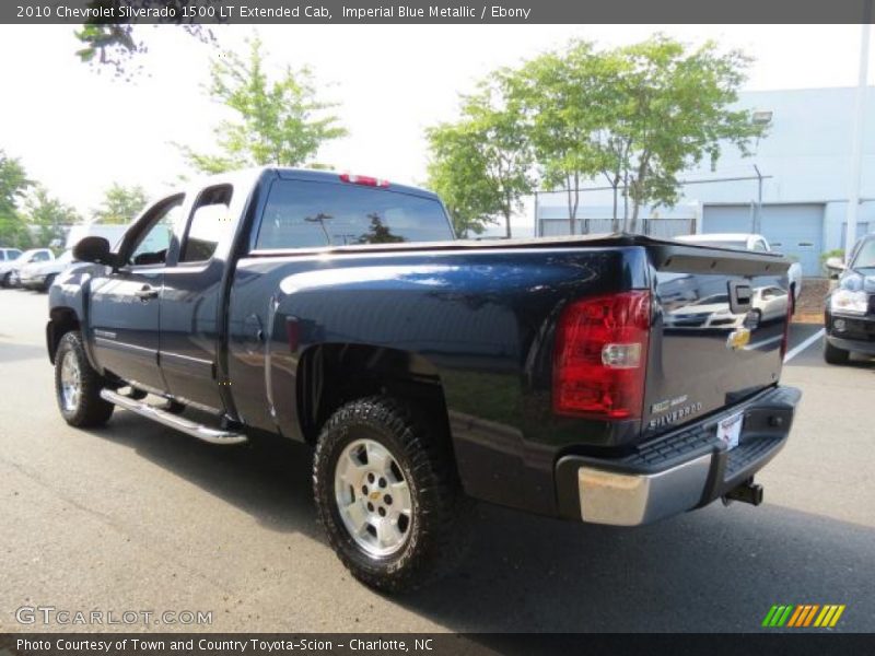 Imperial Blue Metallic / Ebony 2010 Chevrolet Silverado 1500 LT Extended Cab