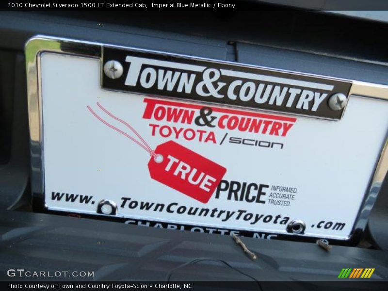 Imperial Blue Metallic / Ebony 2010 Chevrolet Silverado 1500 LT Extended Cab
