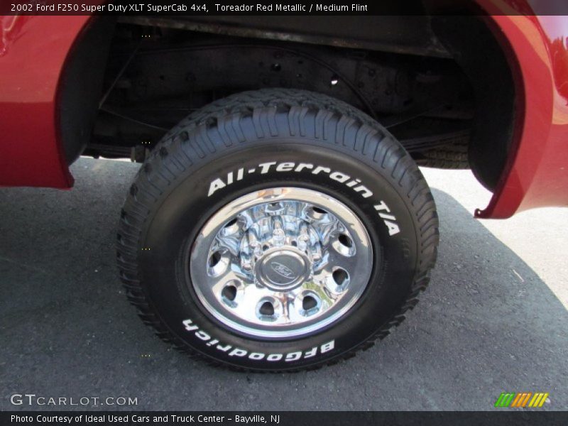 Toreador Red Metallic / Medium Flint 2002 Ford F250 Super Duty XLT SuperCab 4x4