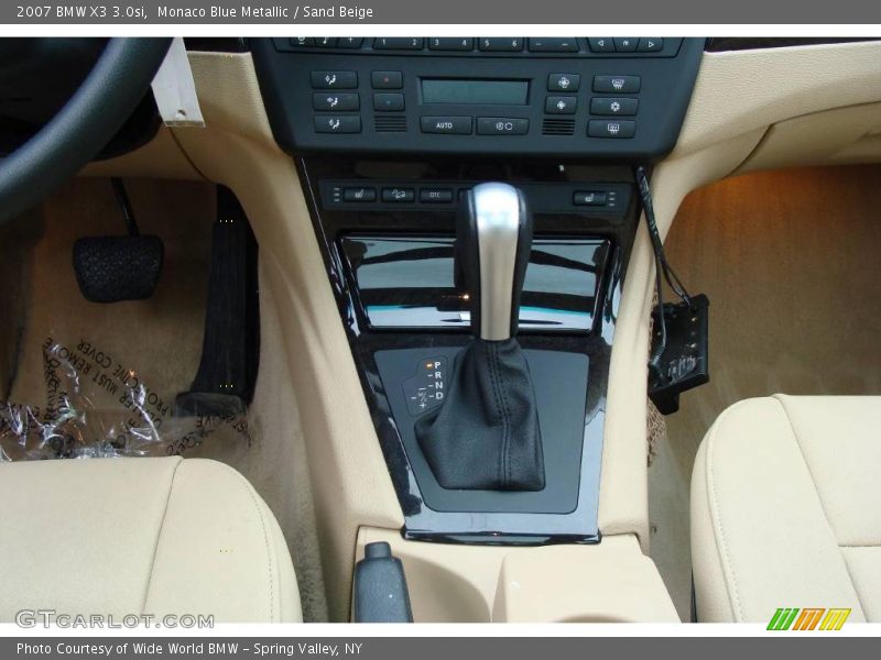Monaco Blue Metallic / Sand Beige 2007 BMW X3 3.0si