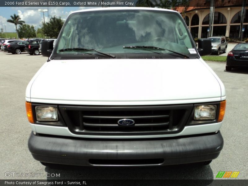 Oxford White / Medium Flint Grey 2006 Ford E Series Van E150 Cargo